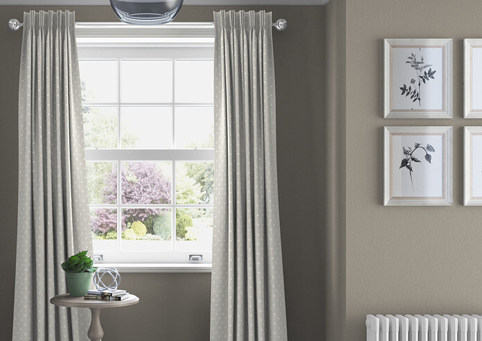 Full Stop, Silver - Made to Measure Curtains - Image 3